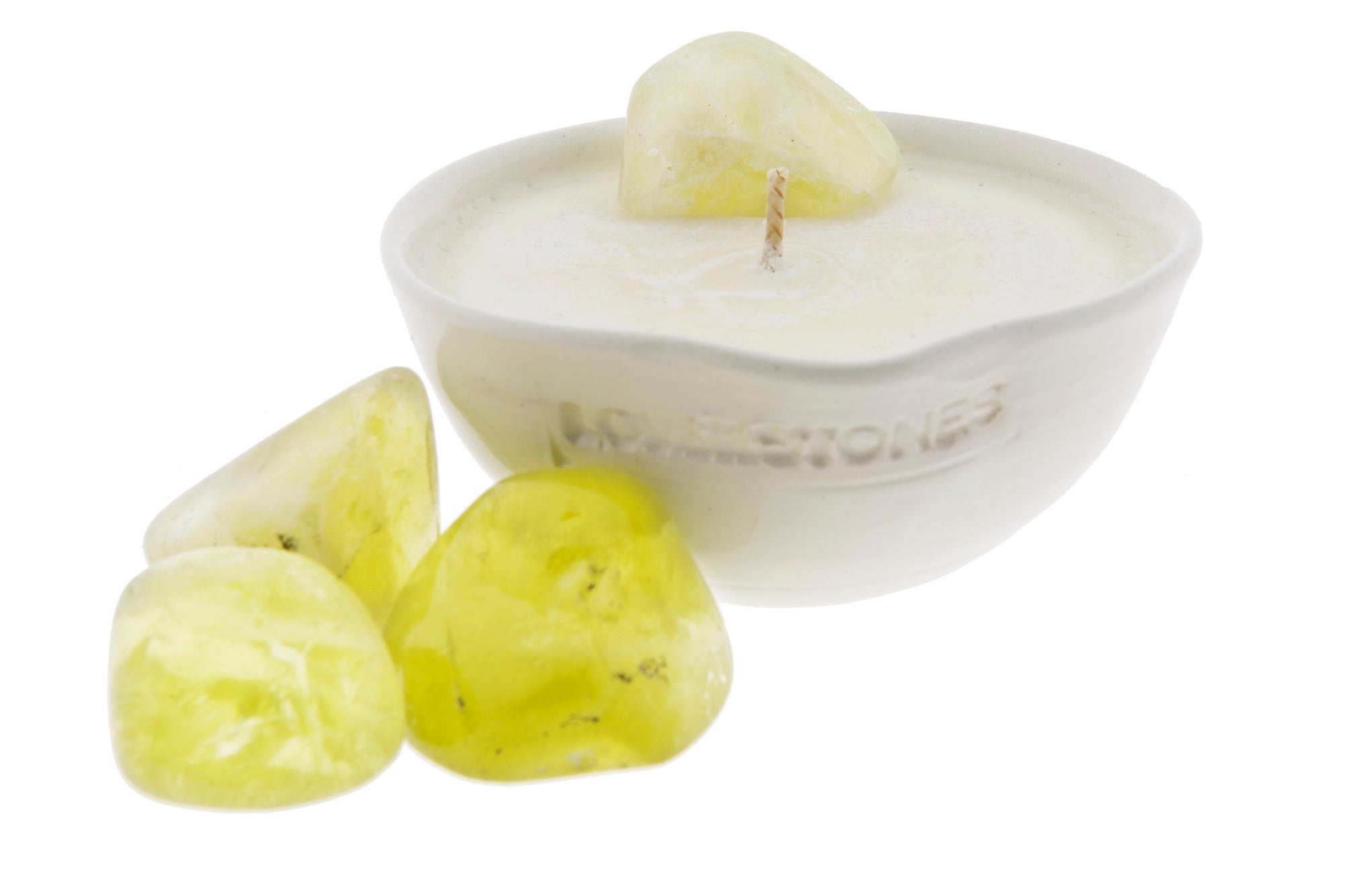 ABUNDANCE  - CITRINE CRYSTAL INFUSED SCENTED MINI CANDLE