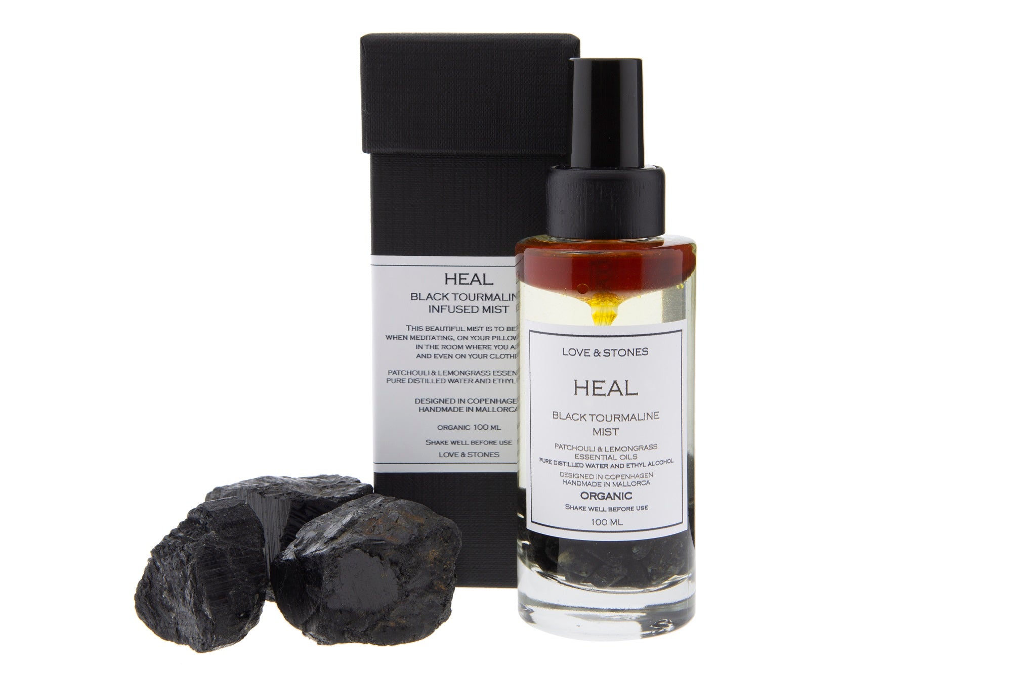 HEAL - BLACK TOURMALINE CRYSTAL INFUSED MIST