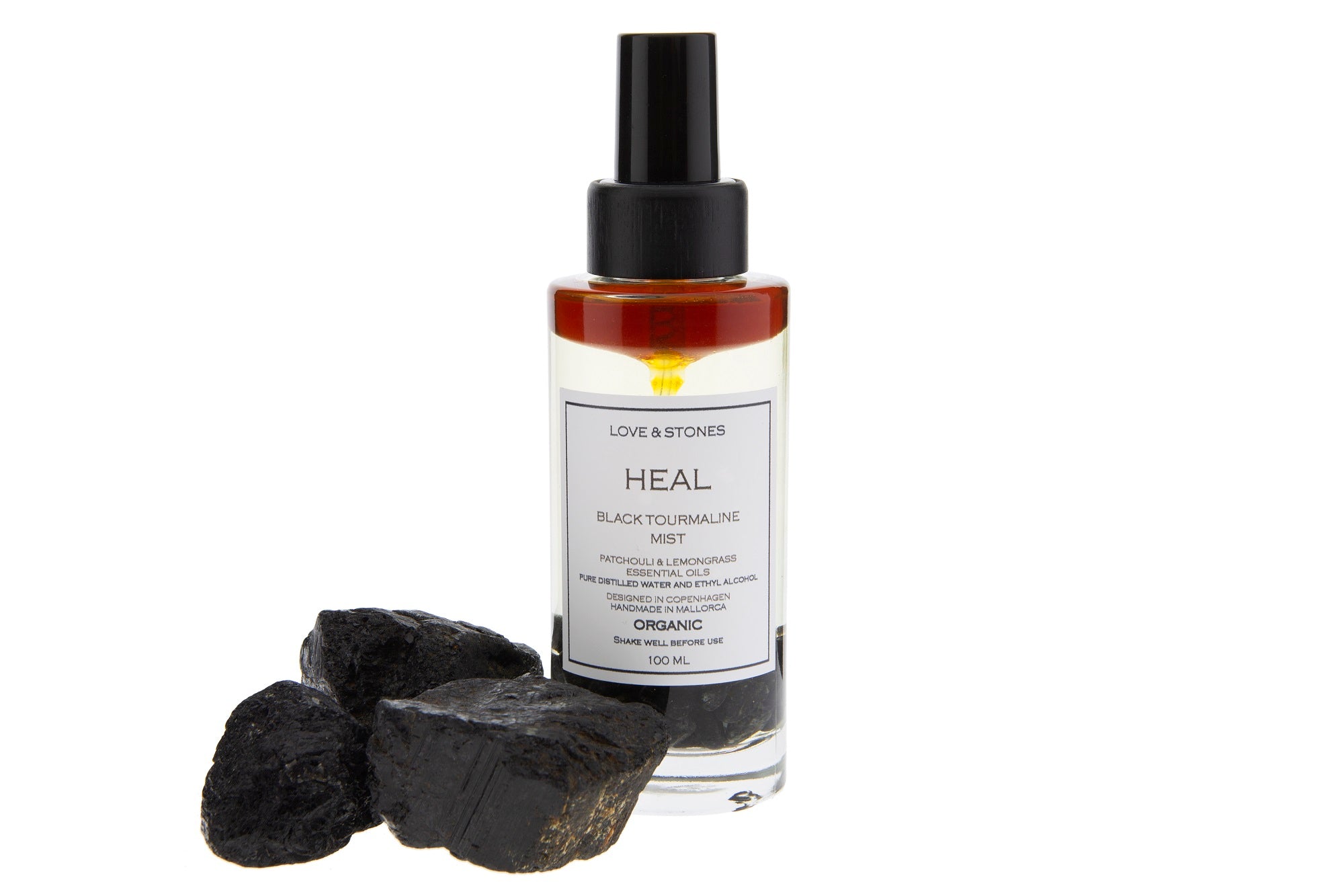 HEAL - BLACK TOURMALINE CRYSTAL INFUSED MIST