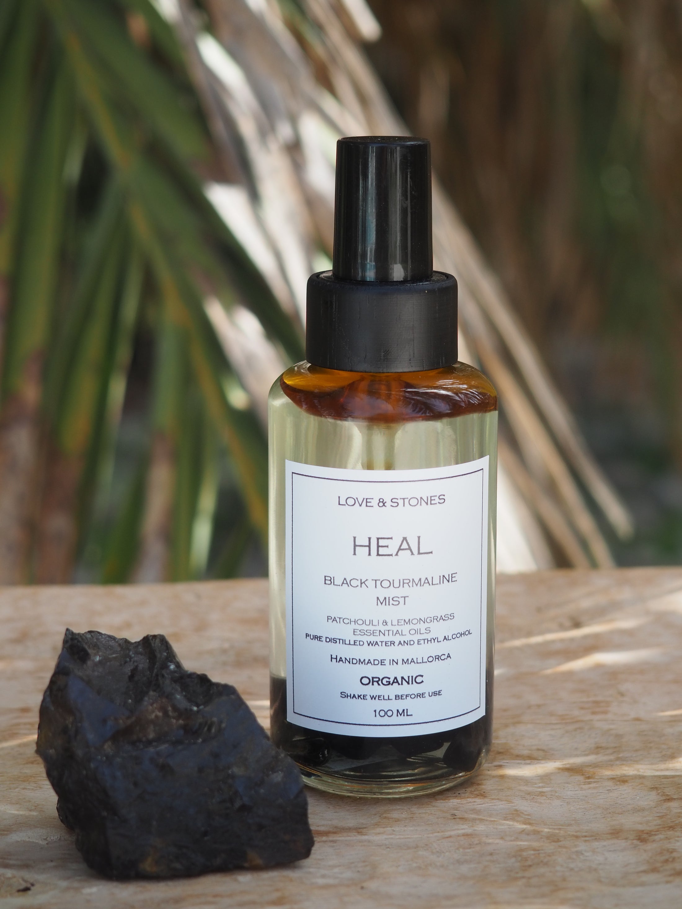 HEAL - BLACK TOURMALINE CRYSTAL INFUSED MIST