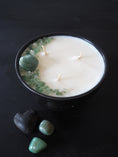 Load image into Gallery viewer, MANIFEST -  AVENTURINE CRYSTAL INFUSED SCENTED MEDIUM CANDLE
