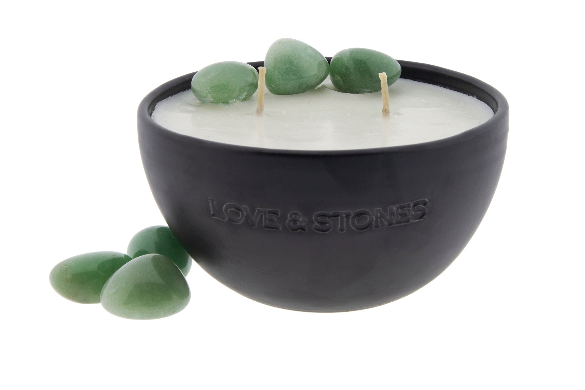 MANIFEST - AVENTURINE CRYSTAL INFUSED SCENTED PETIT CANDLE