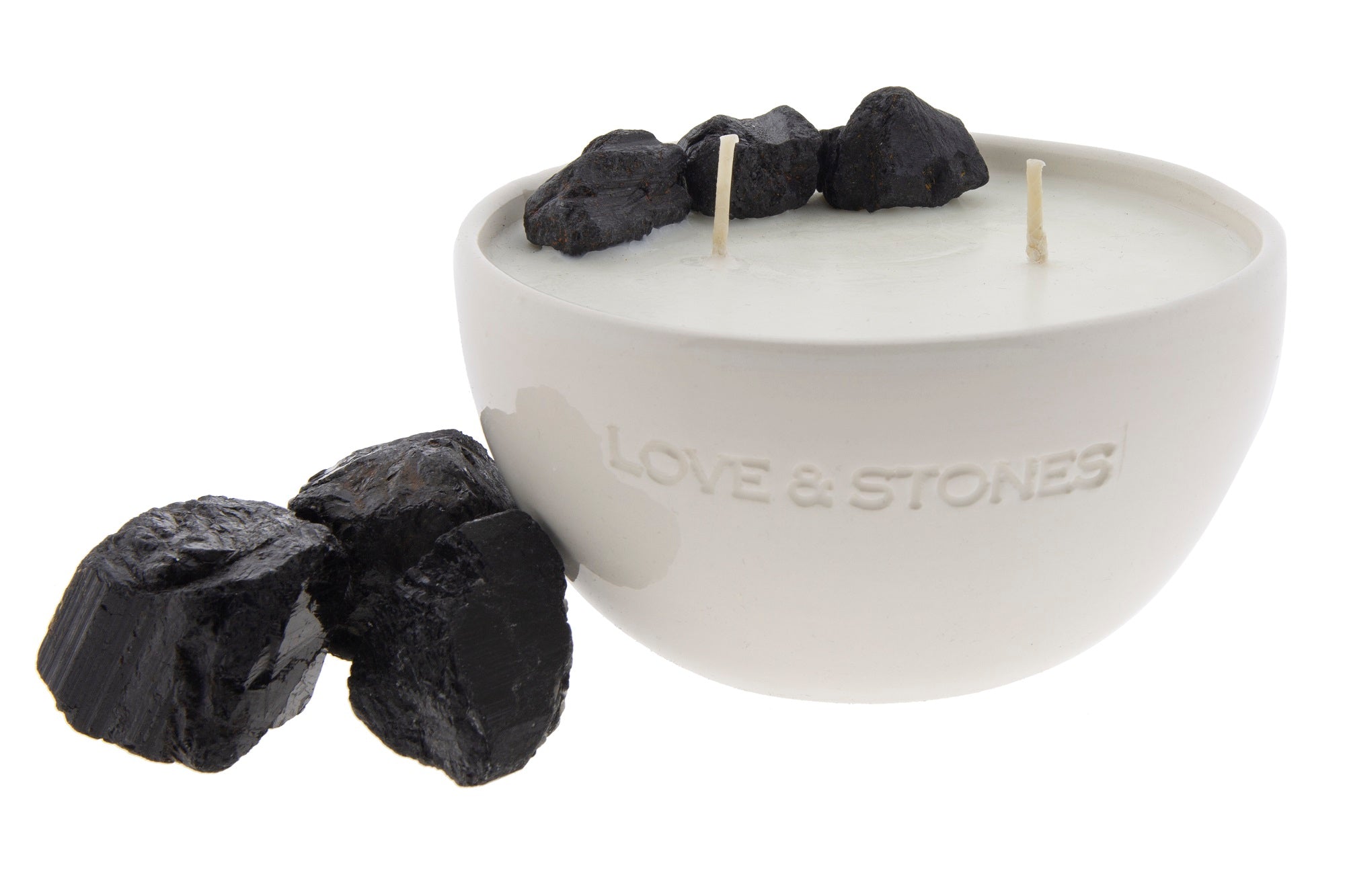 HEAL - BLACK TOURMALINE CRYSTAL INFUSED SCENTED PETIT CANDLE