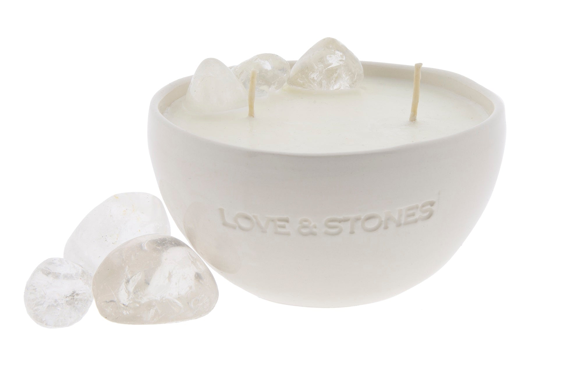 POWER - CRYSTAL QUARTZ INFUSED SCENTED PETIT CANDLE