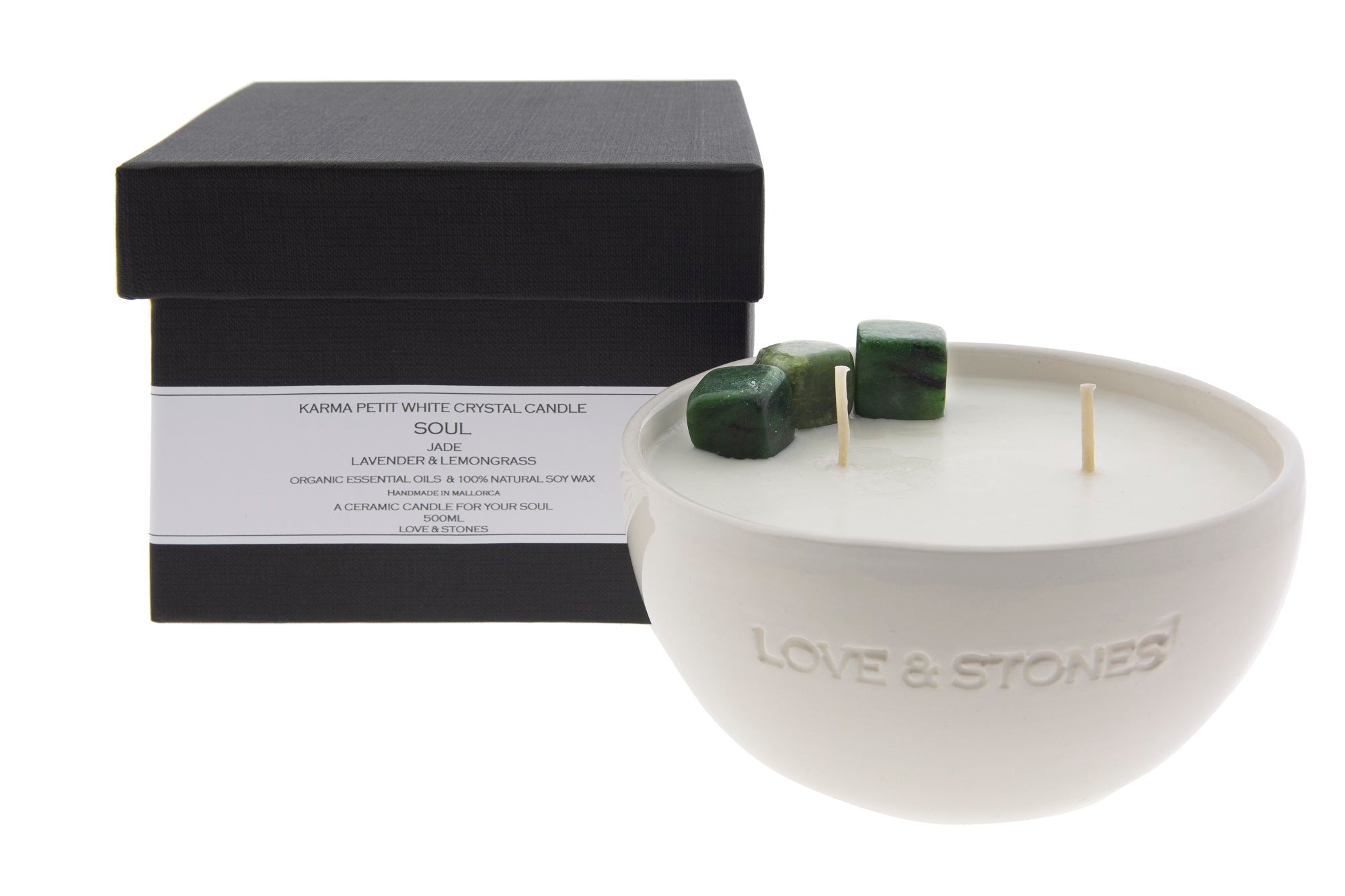 SOUL - JADE CRYSTAL INFUSED SCENTED PETIT CANDLE