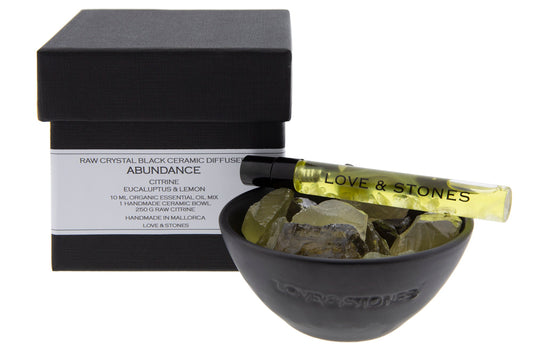 ABUNDANCE - CITRINE RAW CRYSTALS SCENTED DIFFUSER