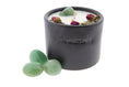 Load image into Gallery viewer, WISH - AVENTURINE CRYSTAL INFUSED SCENTED OUTDOOR TINY CANDLE
