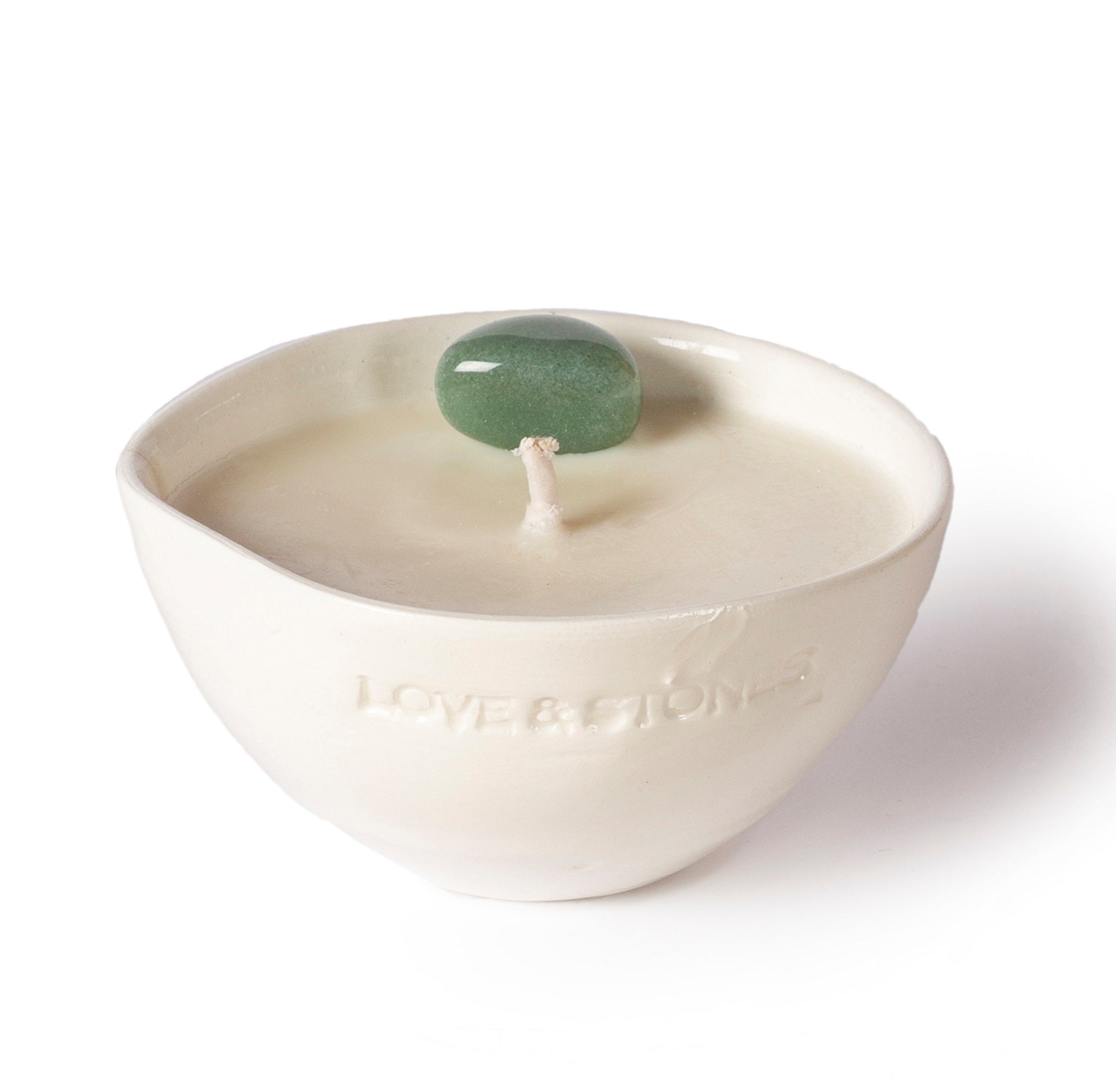 MANIFEST  - AVENTURINE CRYSTAL INFUSED SCENTED MINI CANDLE